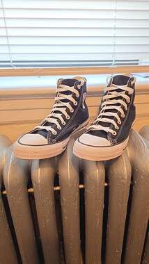 Converse Chuck Taylor All Star High Top Black Canvas Sneakers